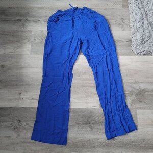 Womens thin and comfortable blue Freestyle pants with pockets - size L